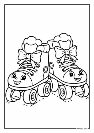 דף צביעה רולר בליידס