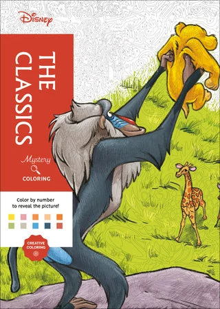 כריכת Mystery Colouring - המהדורה האמריקאית